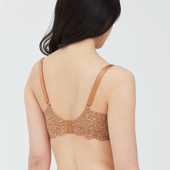 Skarlett Blue Rouse Sheer Leopard Mesh Lace Balconette‎ Silhouette Underwire Bra - Picture 3 of 10